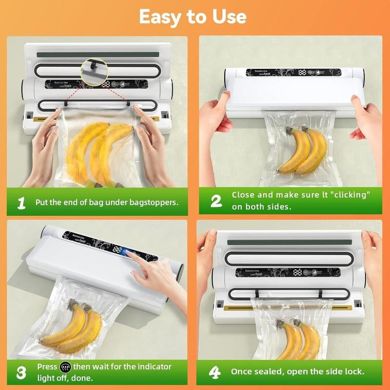 FreshLock™ – Long-Lasting Food Sealer