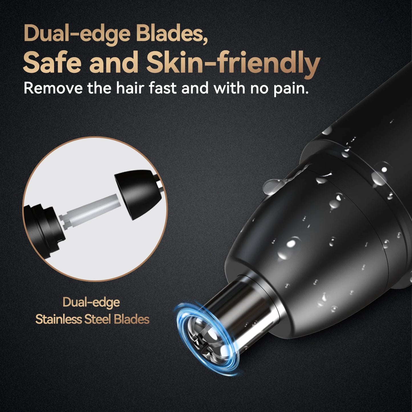 Electric Nose Hair Trimmer™ – Gentle, Precise & Portable