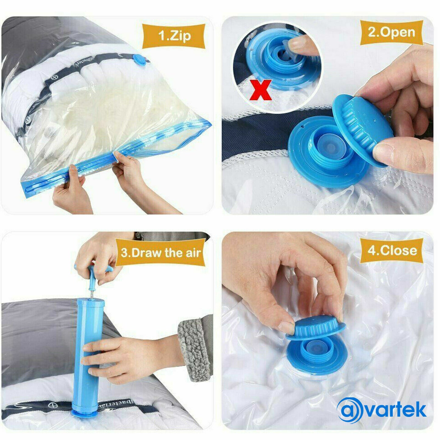 VacuumMax™ – 6X Strong Space Saver Bags