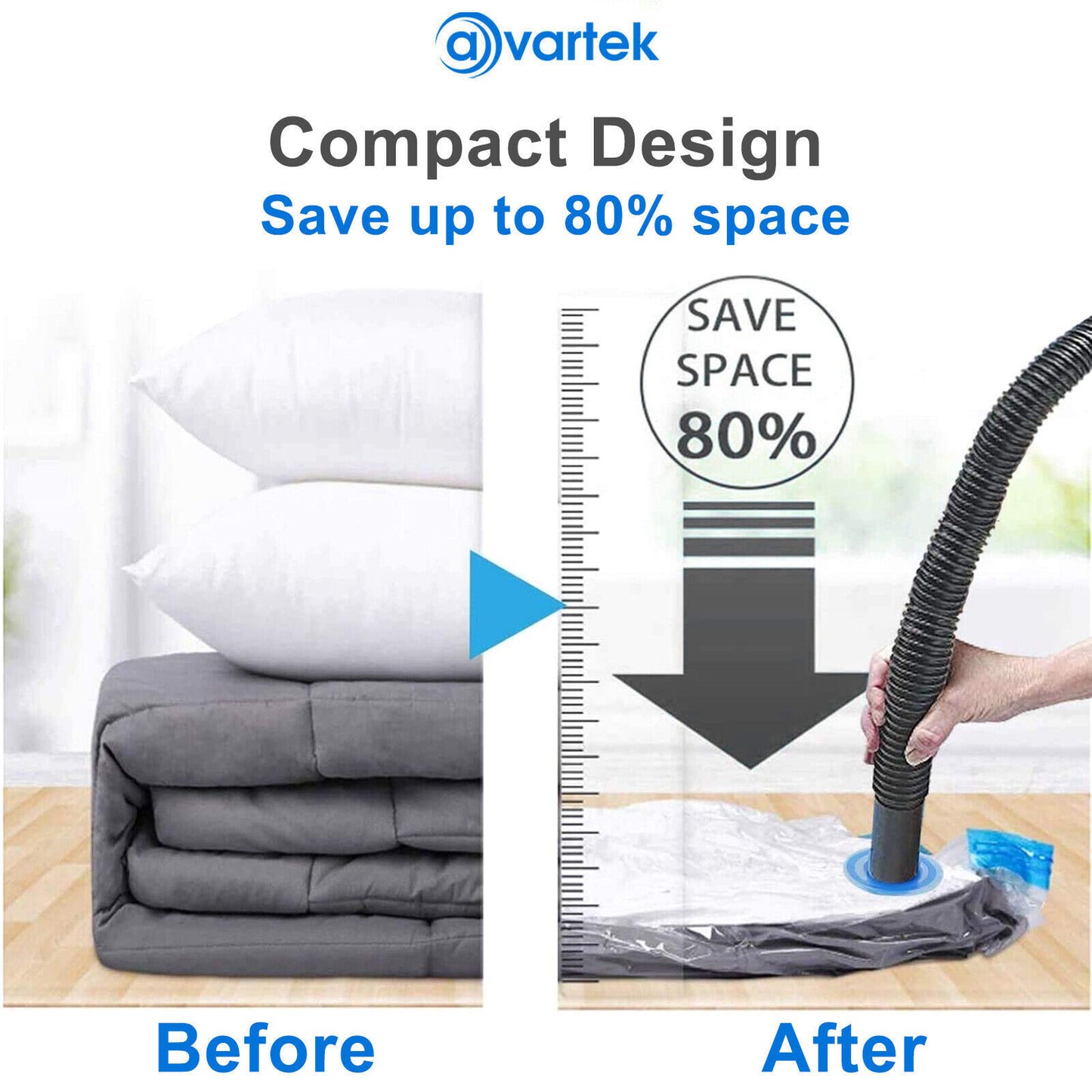 VacuumMax™ – 6X Strong Space Saver Bags